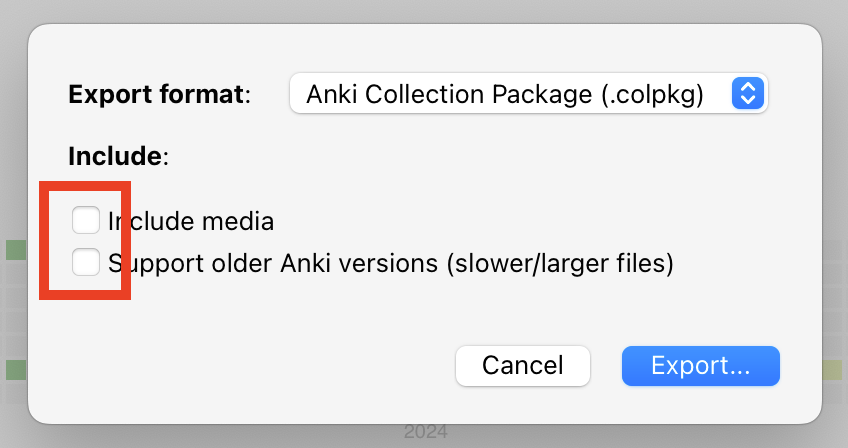 Export the .colpkg file