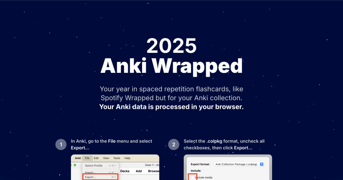 2024 Anki Wrapped
